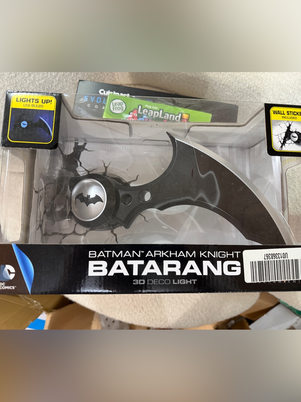 DC Comics Batman Arkham Knight Batarang Light - Black & Silver